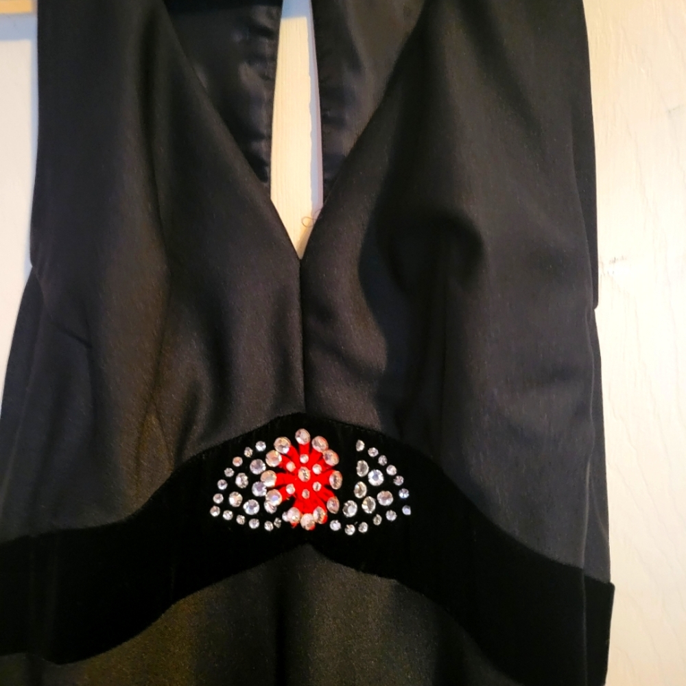 Women's long Black maxi evening dress size 8/10